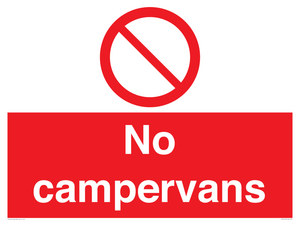 No campervans